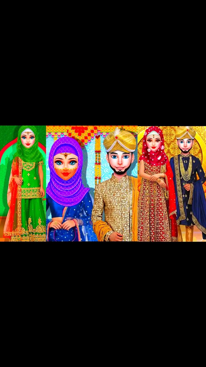 Muslim girl wedding & dressup-indian wedding game-wedding game-girl games-new game 2023@TLPLAYZYT