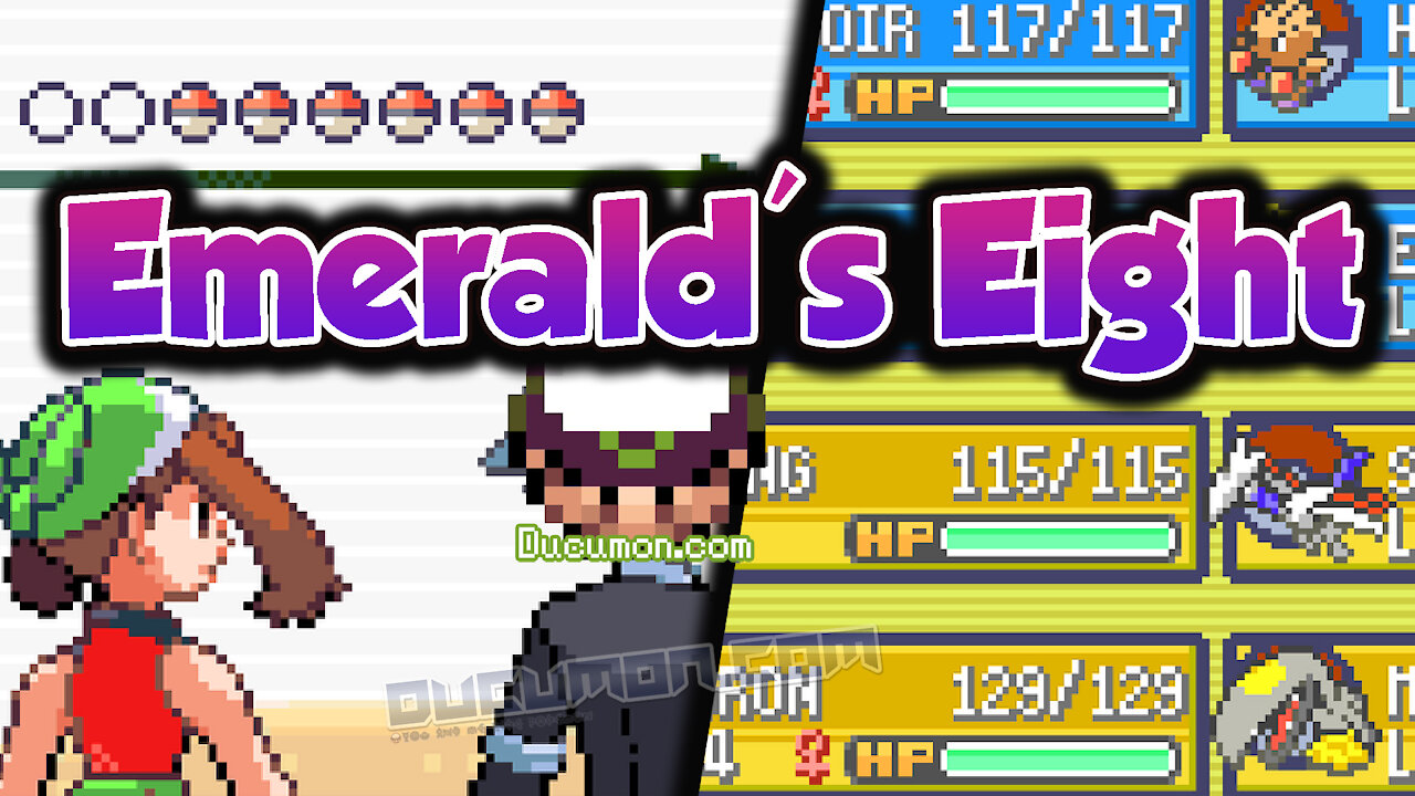 Pokemon Emerald’s Eight - NEW GBA Hack ROM but you can have 8 pokemon in party, in gyms, Elite 4