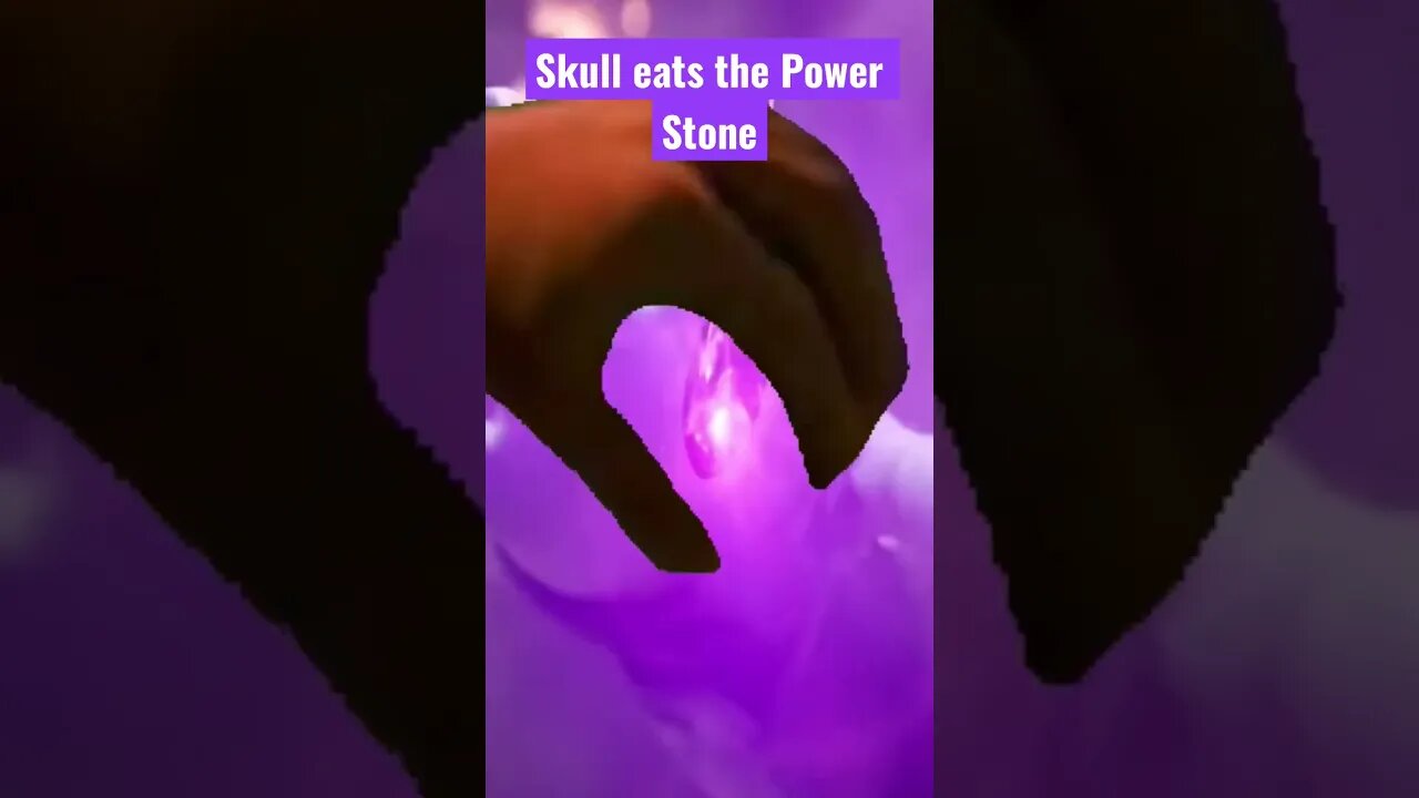 Skull eats the Power Stone #memes #marvel #monsterhouse