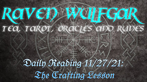 Daily Reading 11/30/21: The Crafting Lesson