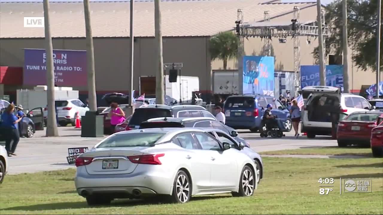 Joe Biden heads to Tampa for rally