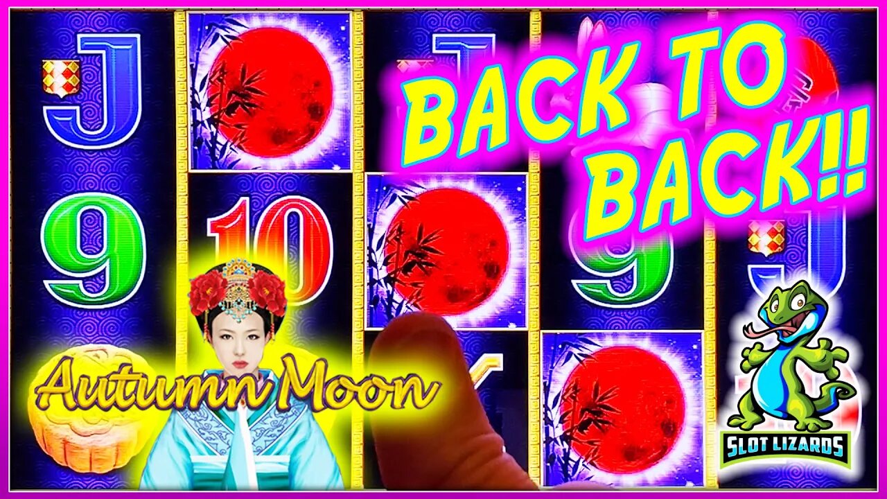 EPIC BACK TO BACK BETTER THAN JACKPOT BONUS WINS! Dragon Link Autumn Moon Slot