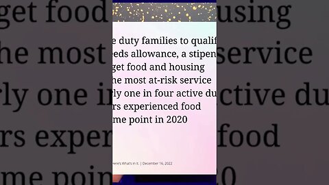 1 in 4 Active duty service members was food insecure in 2020. #military #pentagon #shorts #news