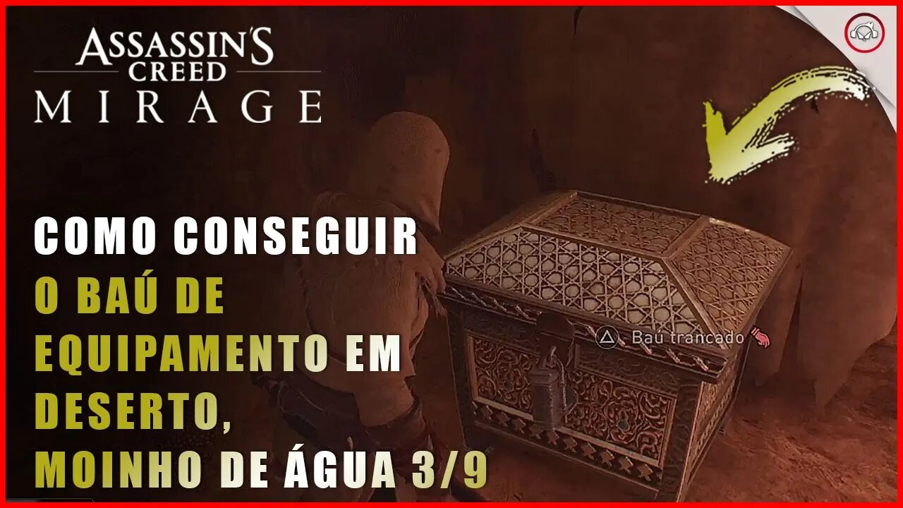 AC Mirage, Como conseguir o baú de equipamento em Deserto, Moinho de Água #3/9 | Super-Dica