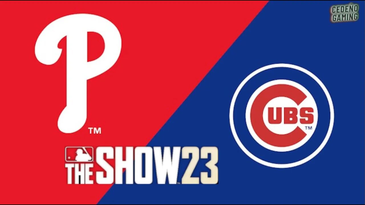 MLB The Show 23 Phillies vs Cubs Gameplay PS5