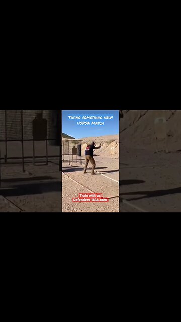 Train with us, Try something NEW! Instructor Adam Winch did, He entered a USPSA match. Defenders-USA