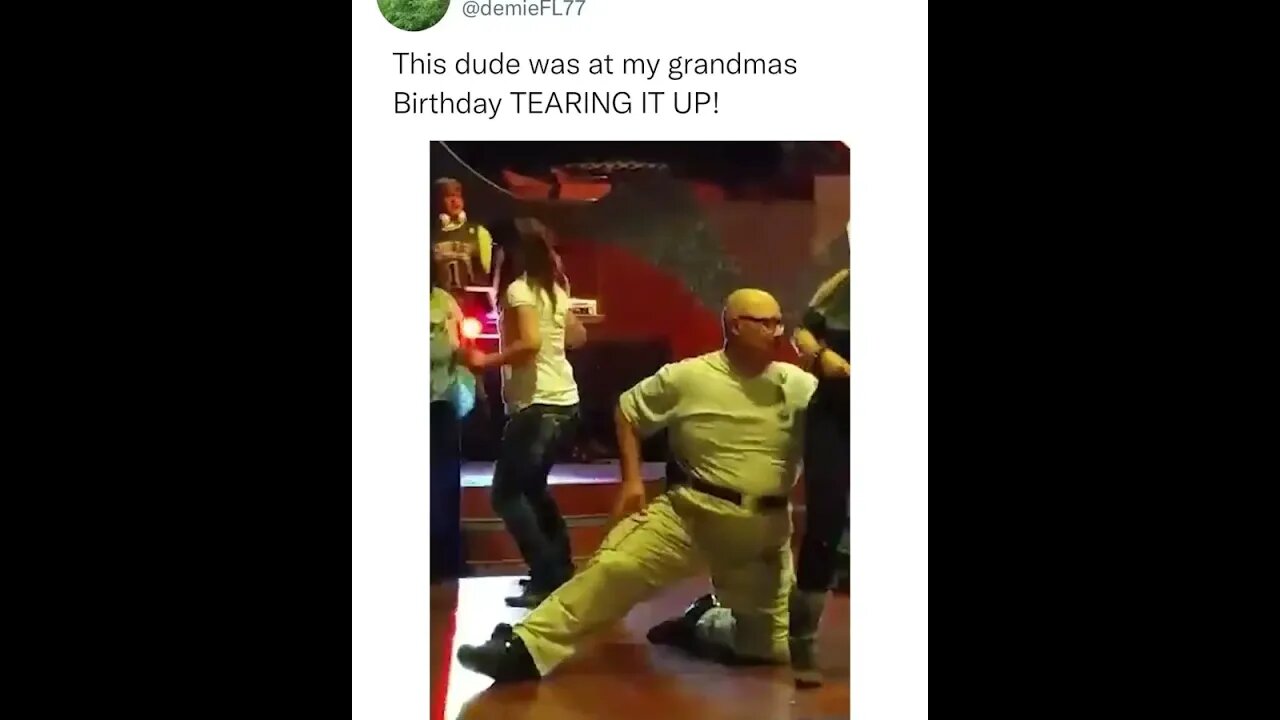 This guy heated up the dance floor 🔥