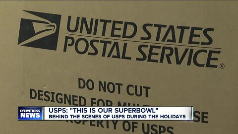 Behind the scenes of USPS during the holidays