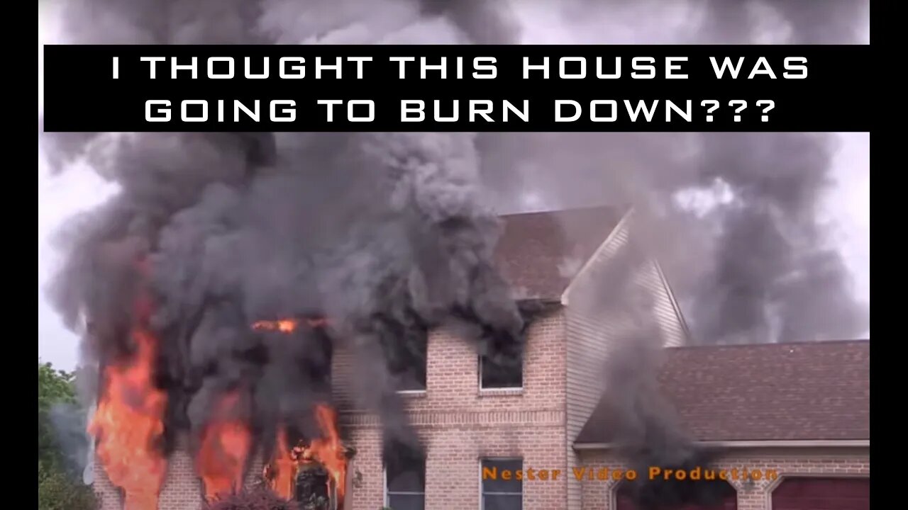Weird! Unusual House Fire Behavior - Are These Firefighters Good or Just Lucky? Critique