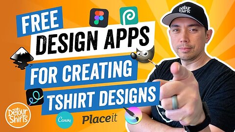 FREE T-Shirt Design Apps To Create Profitable Designs. Start Your Print on Demand business for FREE.