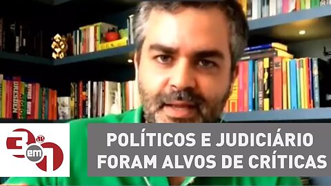 Políticos e judiciário foram alvos de críticas em blocos de carnaval e no sambódromo