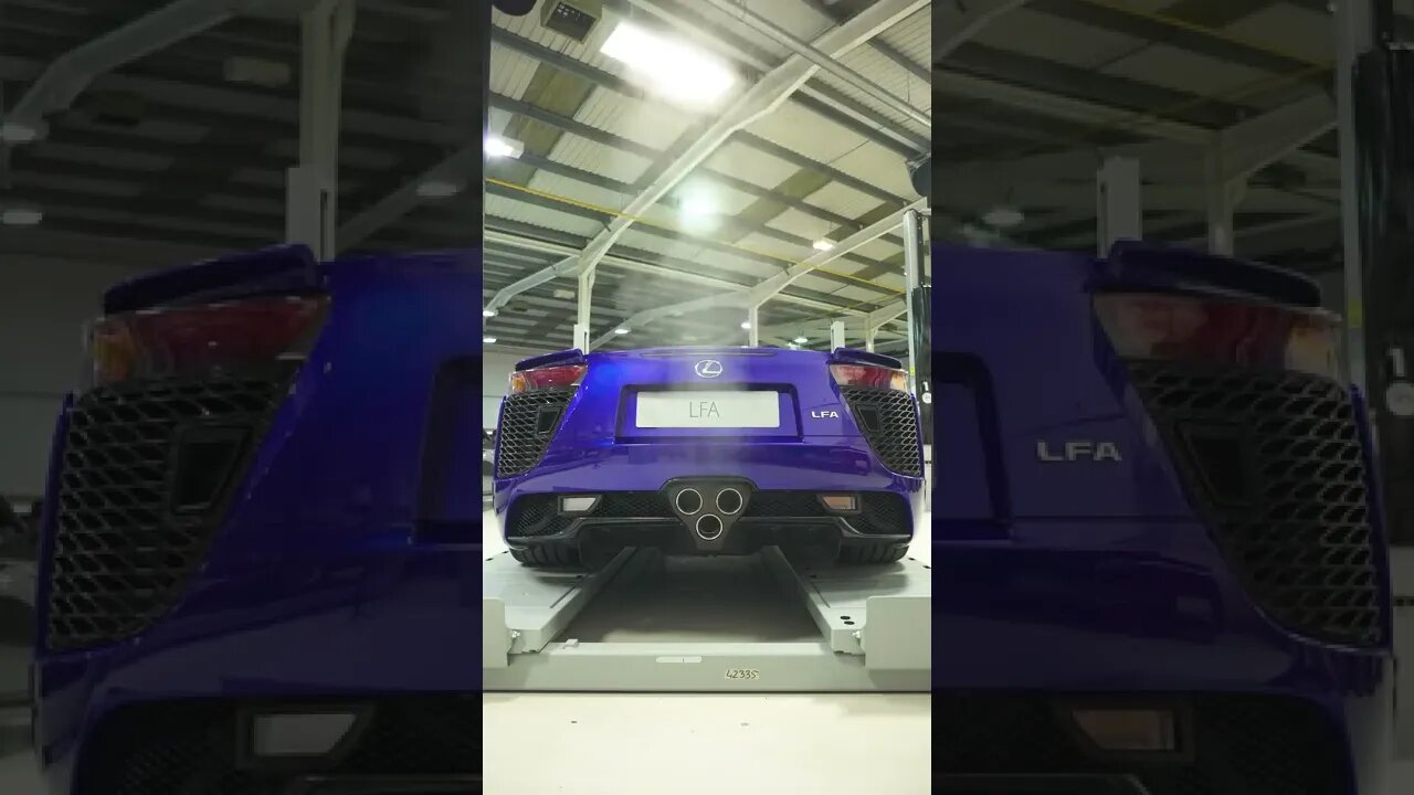 Lexus LFA V10 amazing engine sound😍😍😍#short