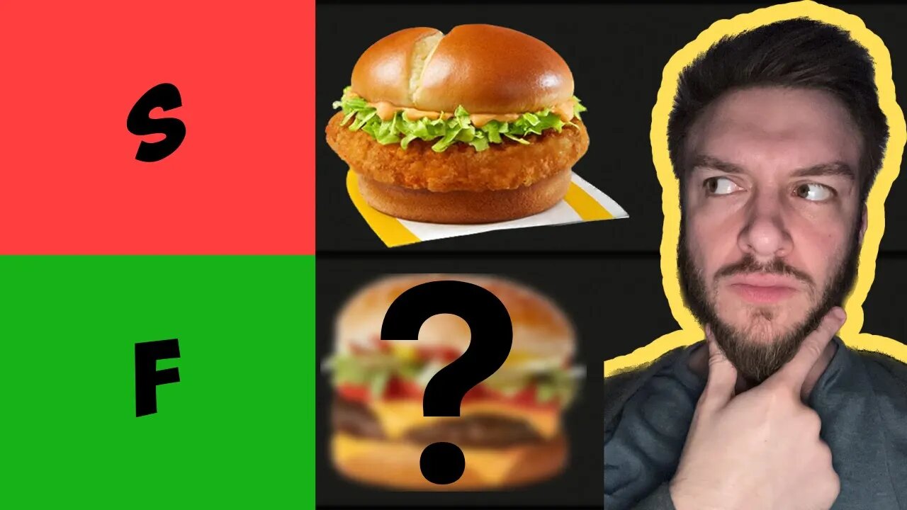 McDonalds Canada Food Tier List