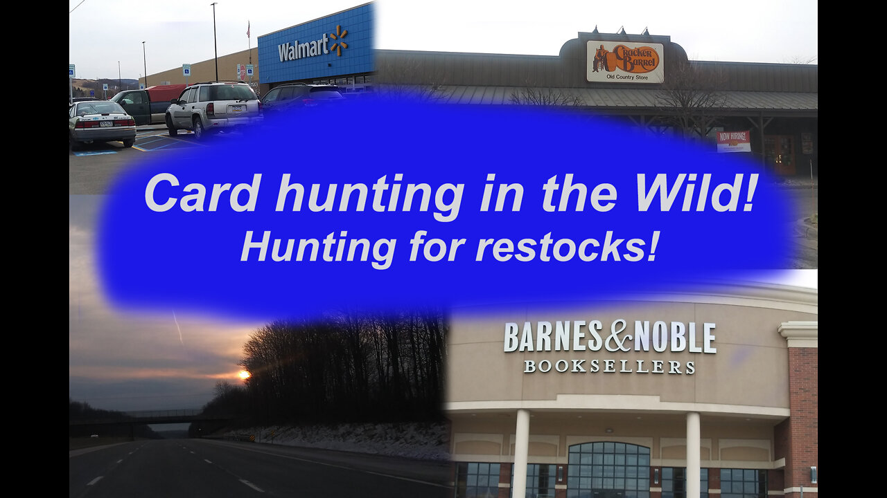 Card Hunting in the Wild Episode 104 - see what I found lurking in the wild! Hunting for restocks