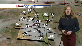 Audra's Tuesday Forecast