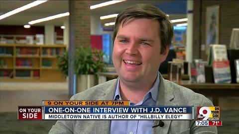 One-on-one with JD Vance, NYT bestselling author of 'Hillbilly Elegy'