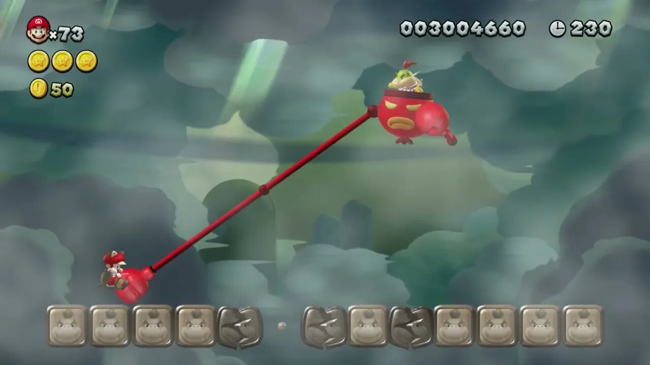 Airship Boss Fight - New Super Mario Bros. U Deluxe (Meringue Clouds)