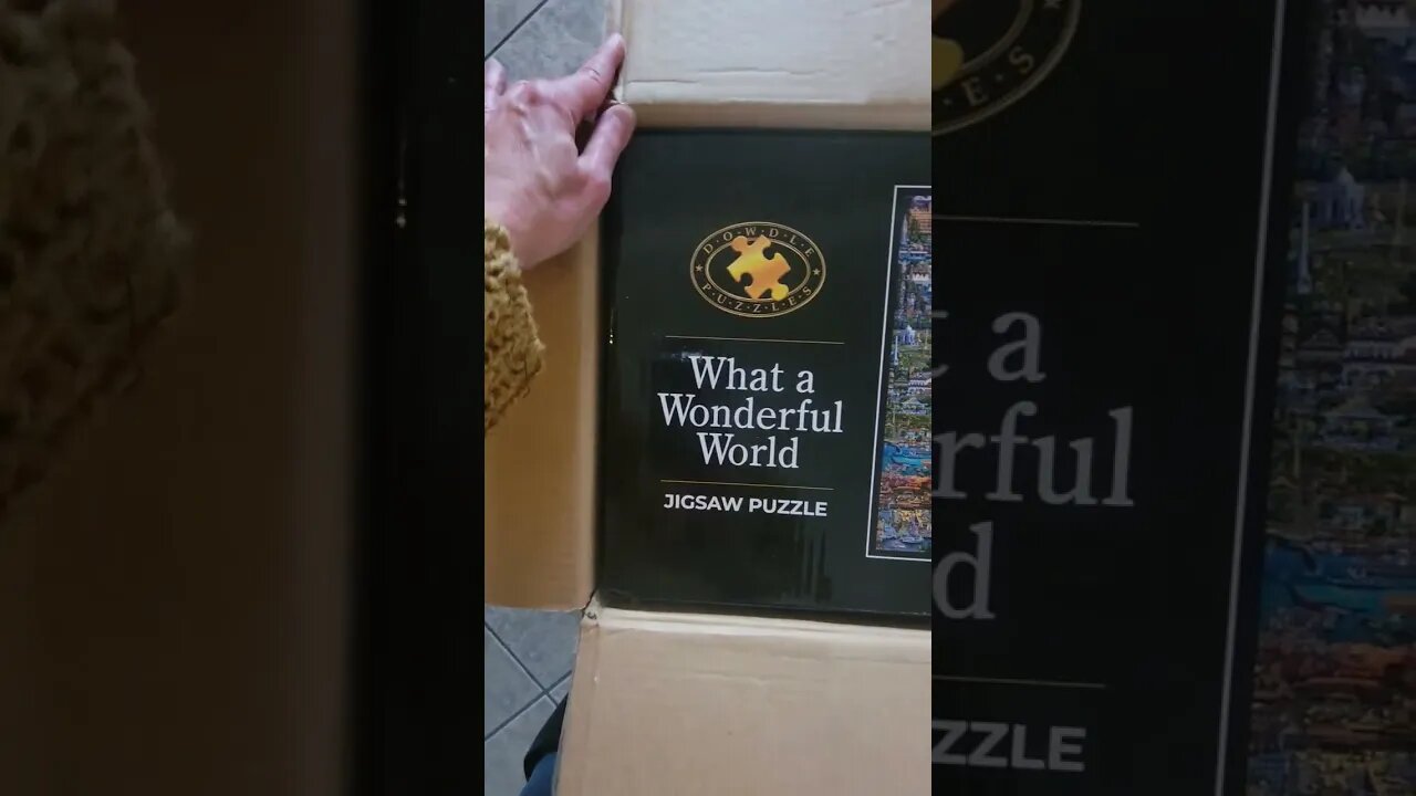 60000 Pieces! New Worlds Largest Puzzle by Dowdle! #worldslargestpuzzle #puzzles #shorts #crazy
