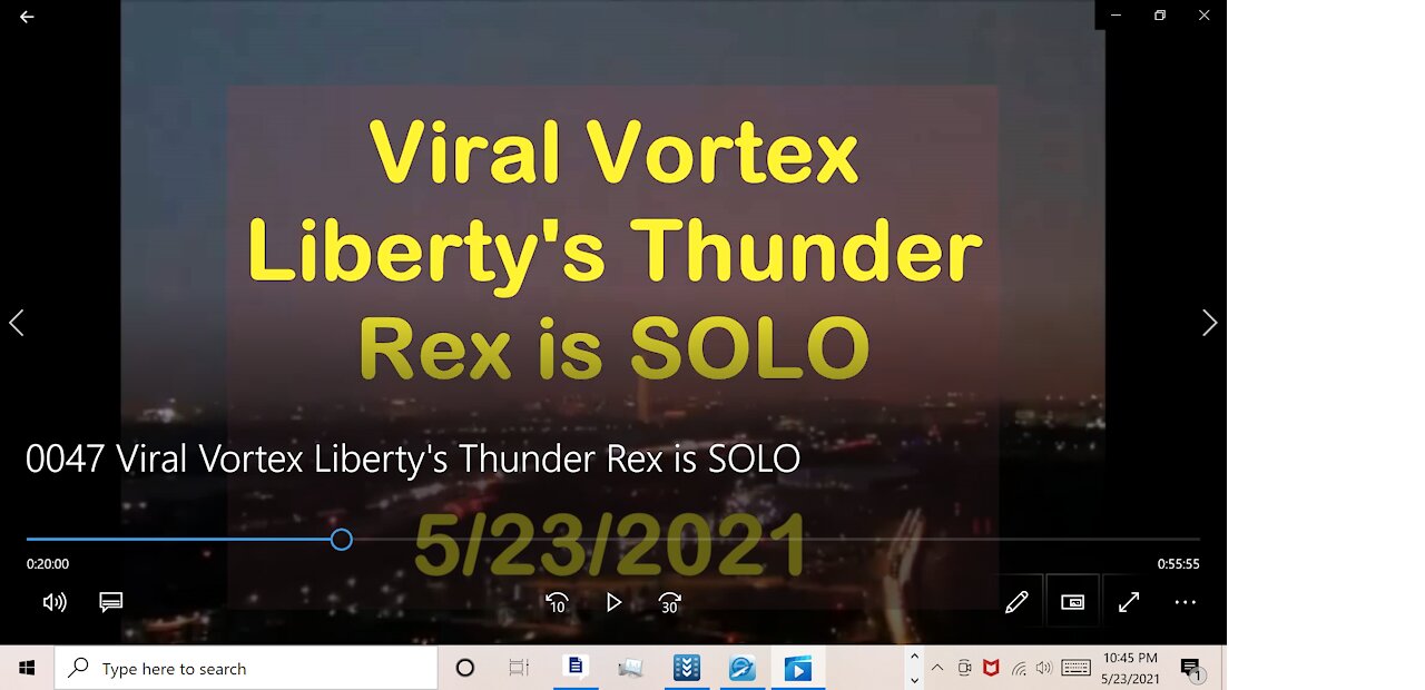 0047 Viral Vortex Liberty's Thunder Rex is SOLO