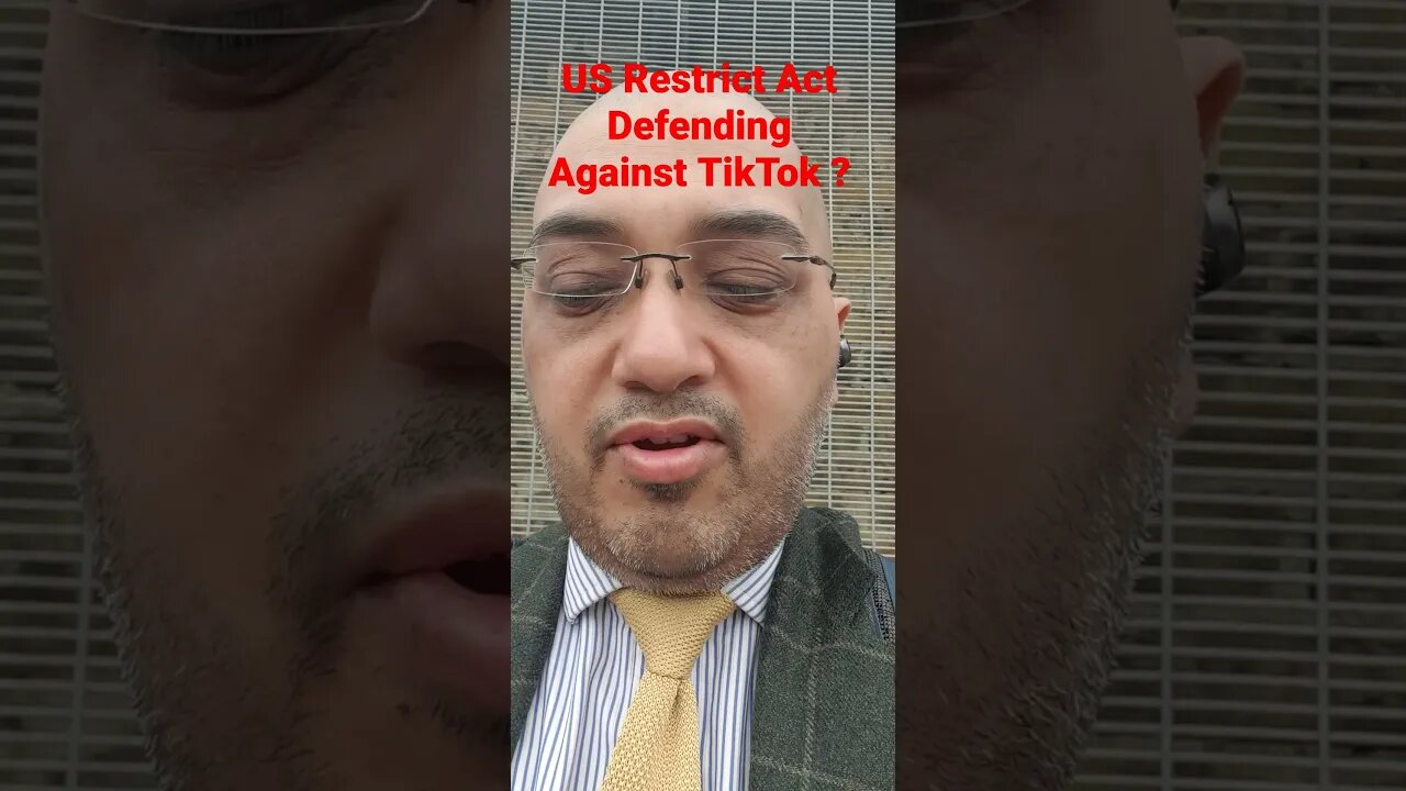 US Restrict Act Defending Against TikTok Or Reduce Freedom #Rumble