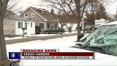 Four found dead in Keego Harbor home in apparent murder-suicide