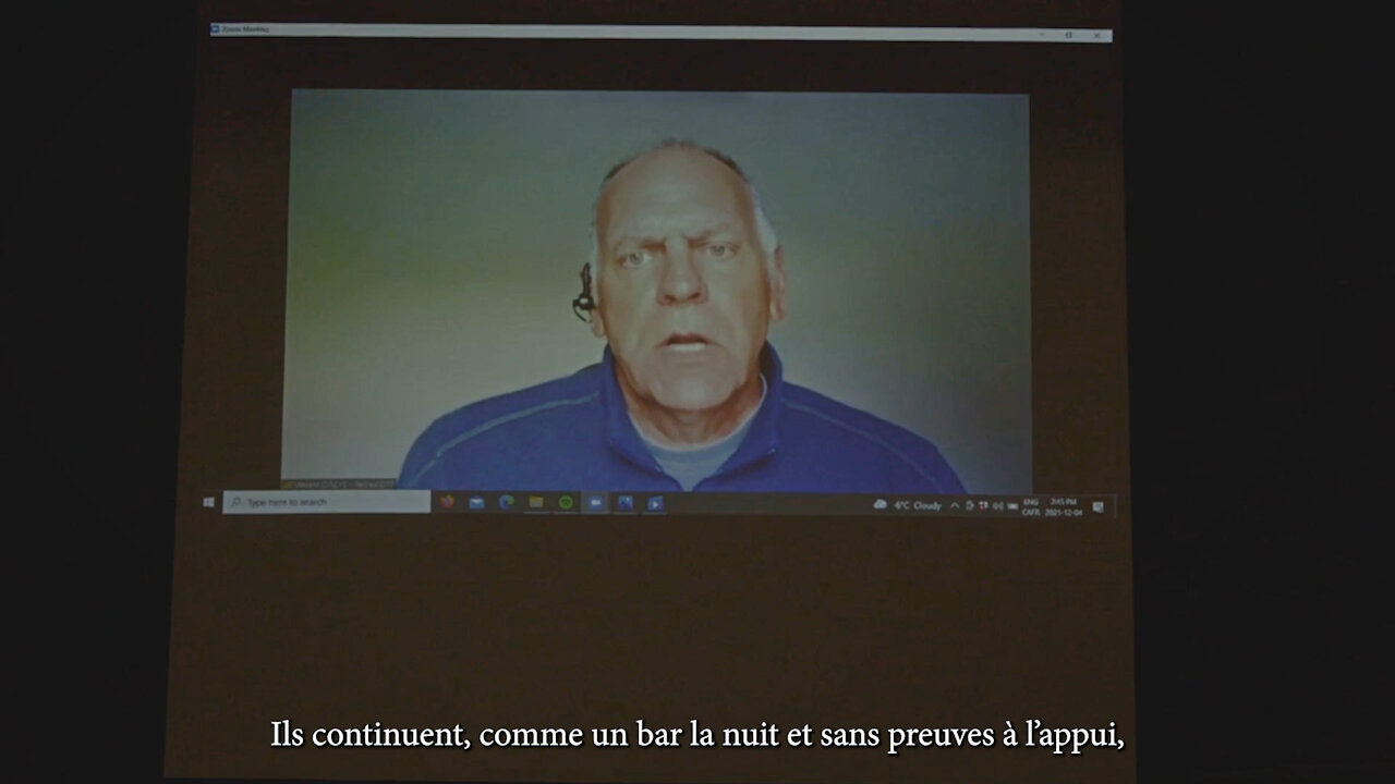 Vincent Gircys, représentant de Police for Freedom Ontario