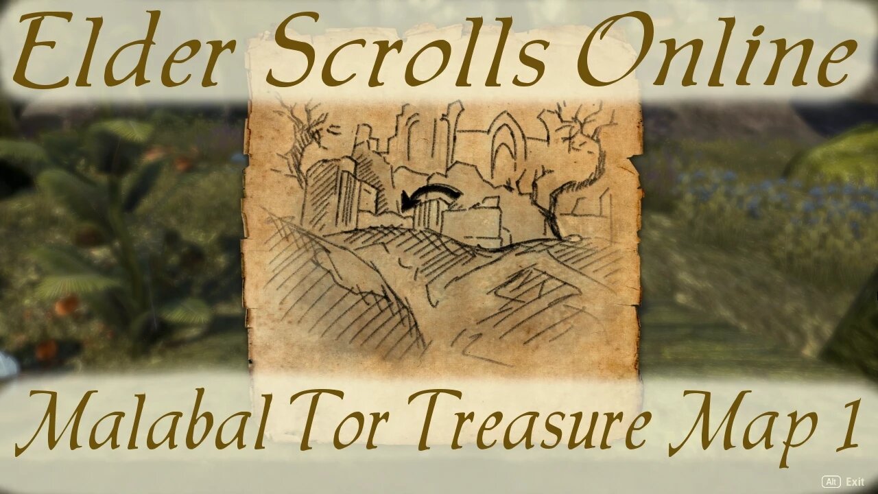 Malabal Tor Treasure Map 1 [Elder Scrolls Online]