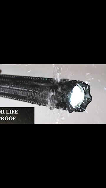Tactical Rechargeable Self-defense Telescopic Baton Flashlight