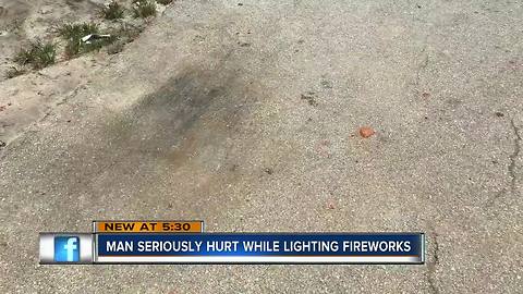 Lakeland man seriously injured after mortar-style firework exploded in his hand on 4th of July