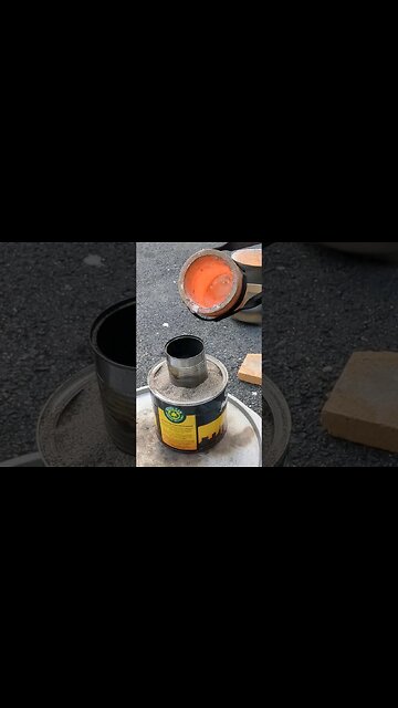 Metal Casting an Aluminum Logo #shorts #shortsfeed #aluminum