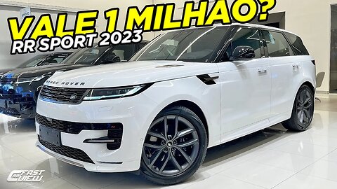 NOVO RANGE ROVER SPORT D350 R-DYNAMIC SE 2023 BRANCO FUJI COM MOTOR TURBO DIESEL HÍBRIDO LEVE