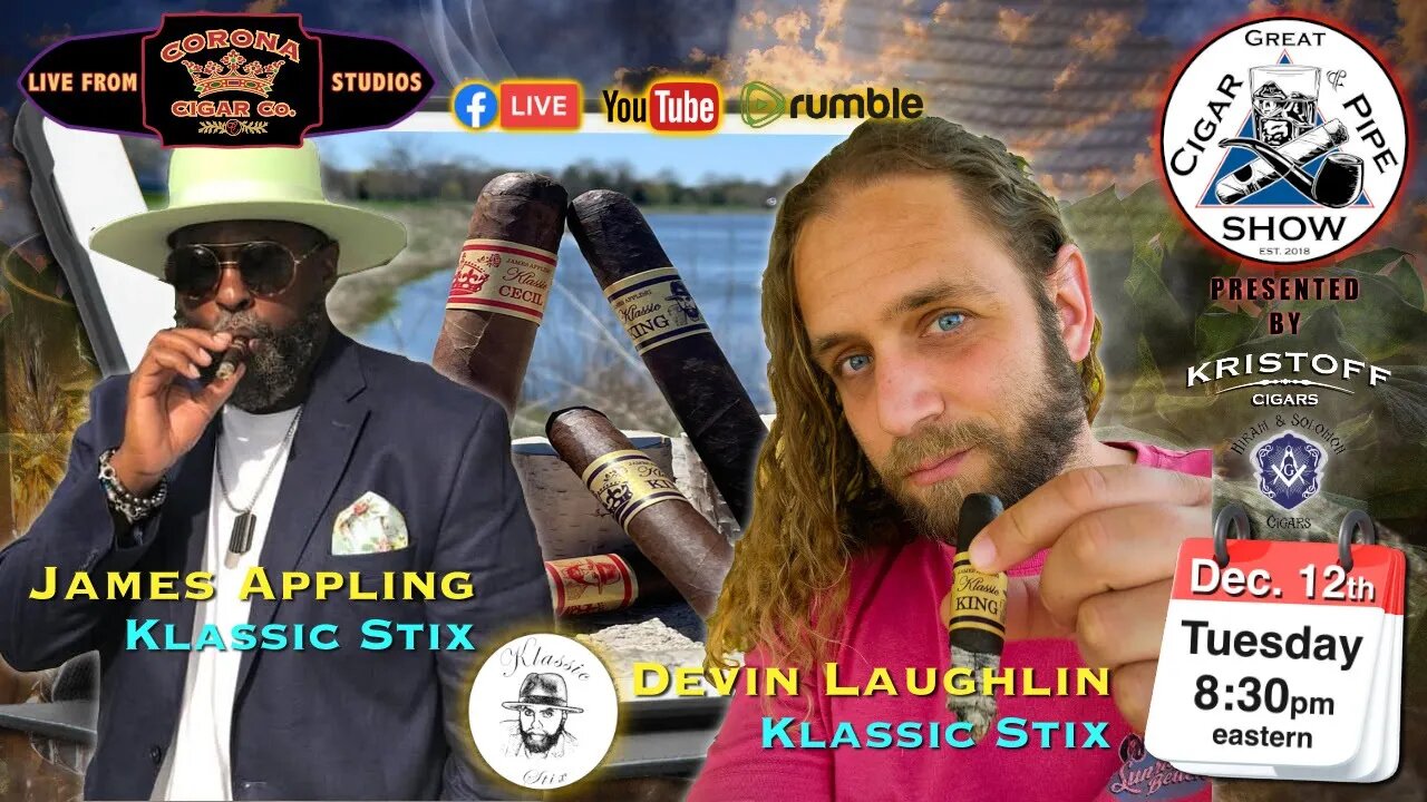 James and Devin from Klassic Stix join the crew tonight at 8:30 est.