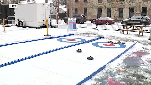 Platform Beer Co. brings curling to Cleveland at outdoor entertainment spot 'The Lot'