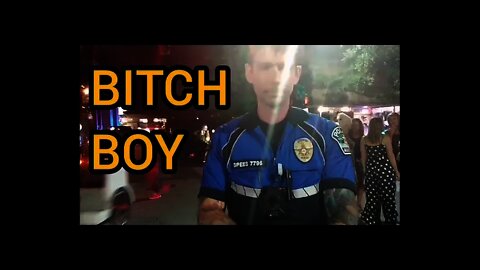 Austin PD's SPEES FLEES PEOPLES PRESSER after BATTOUSAI gets Detained/Arrested for interfering