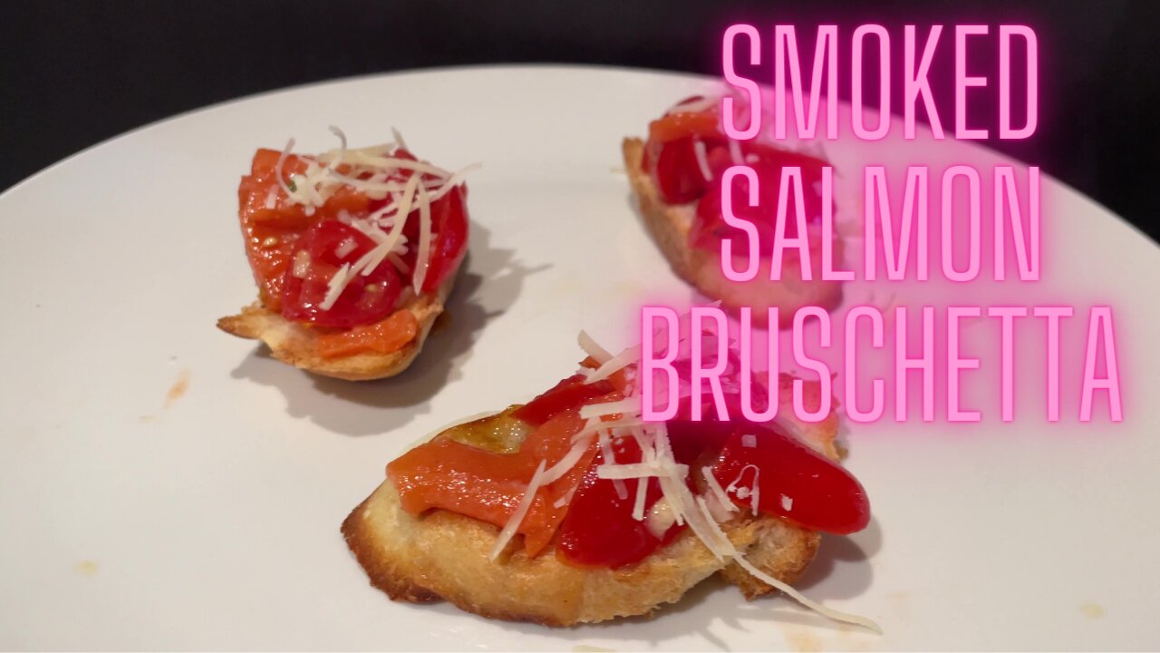 Smoked Salmon Bruschetta