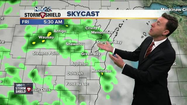 Michael Fish's NBC26 Storm Shield weather forecast