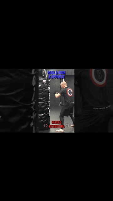 Heroes Training Center | Kickboxing & MMA "How To Double Up" Hook & Hook & Uppercut BH | #Shorts