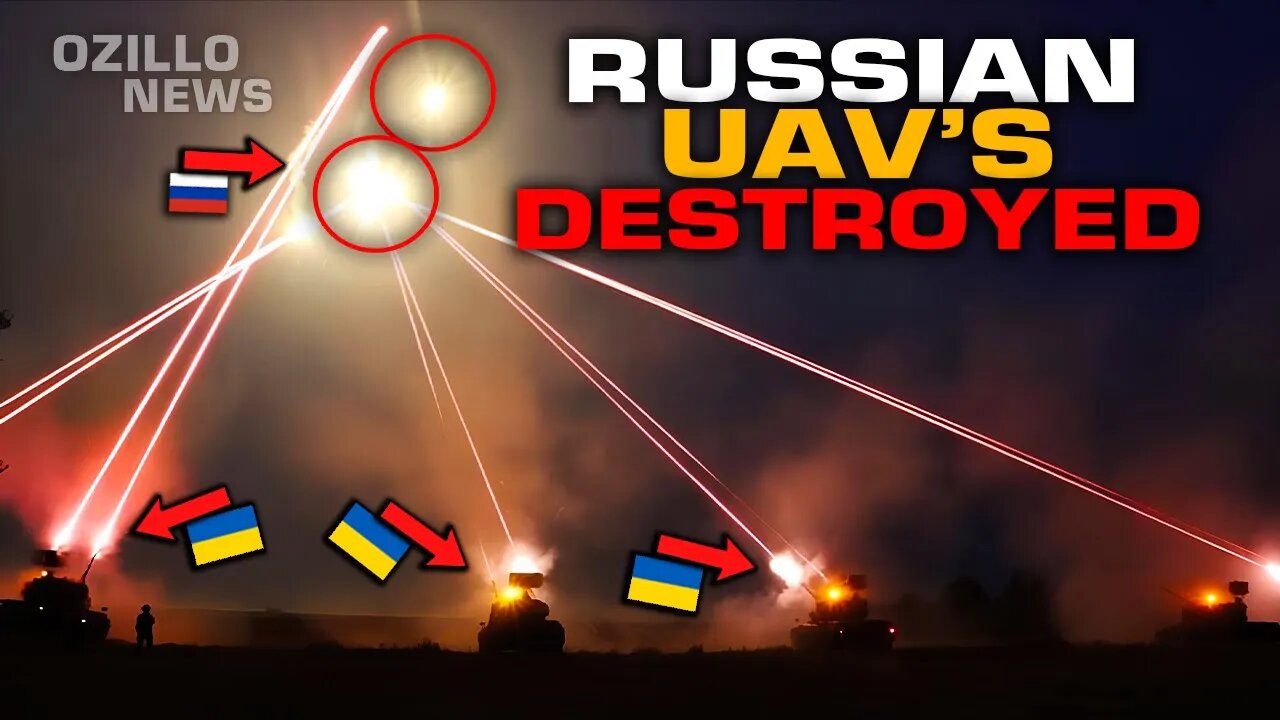 4 MINUTES AGO! DIRECT HIT! Ukrainian Army Destroyed 24 Russian Shahed UAVs!