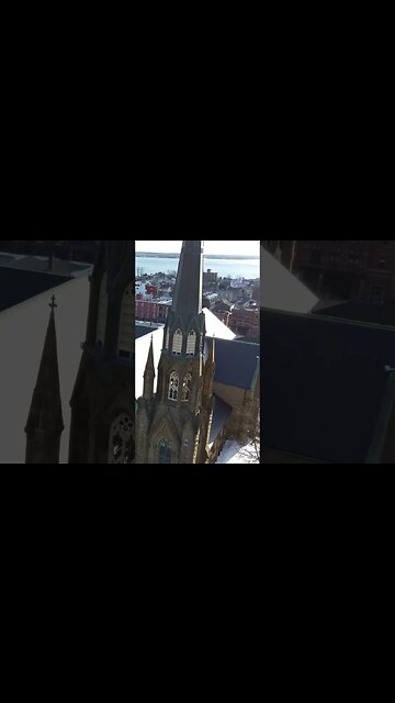 Church Steeples Seen From Drone ⛪️ #church #drone