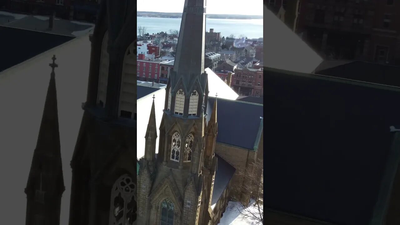 Church Steeples Seen From Drone ⛪️ #church #drone