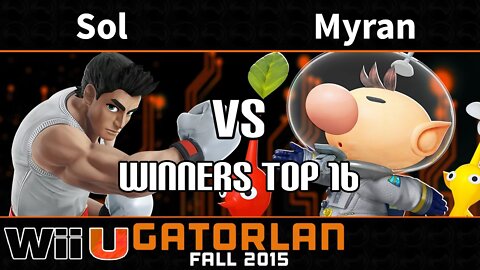 Gatorlan: MVG|Sol (Little Mac) vs. ARC|Myran (Olimar) - Winners Top 16