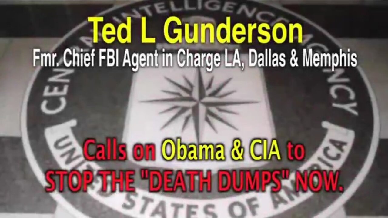 FORMER FBI TED L GUNDERSON: CHEMTRAILS ARE DEATH DUMPS