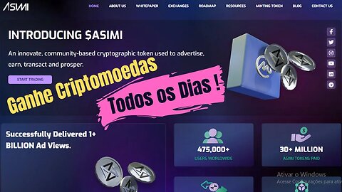Ganhe Criptomoedas TODO DIA ! Token Já LISTADO em Exchanges