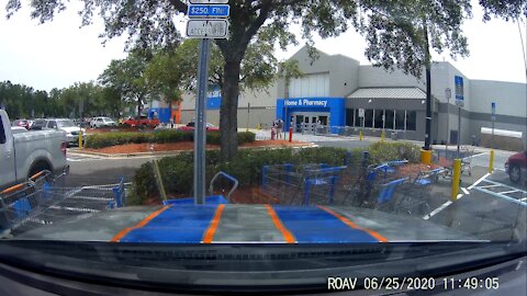Walmart Parking Lot Crash