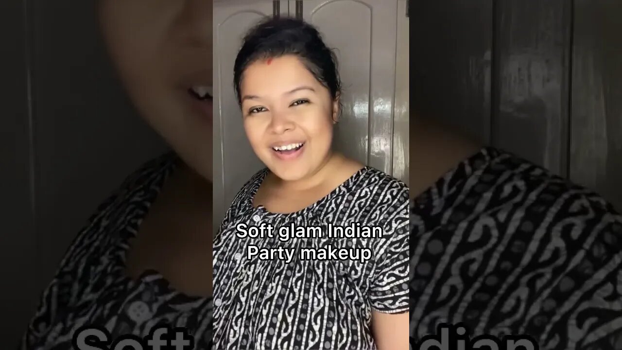 Soft glam Indian party makeup #shorts #softglam