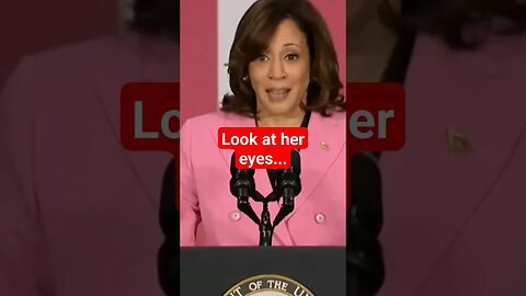 The devil takes over Kamala Harris's soul during speech about aborting babies! 🇺🇸