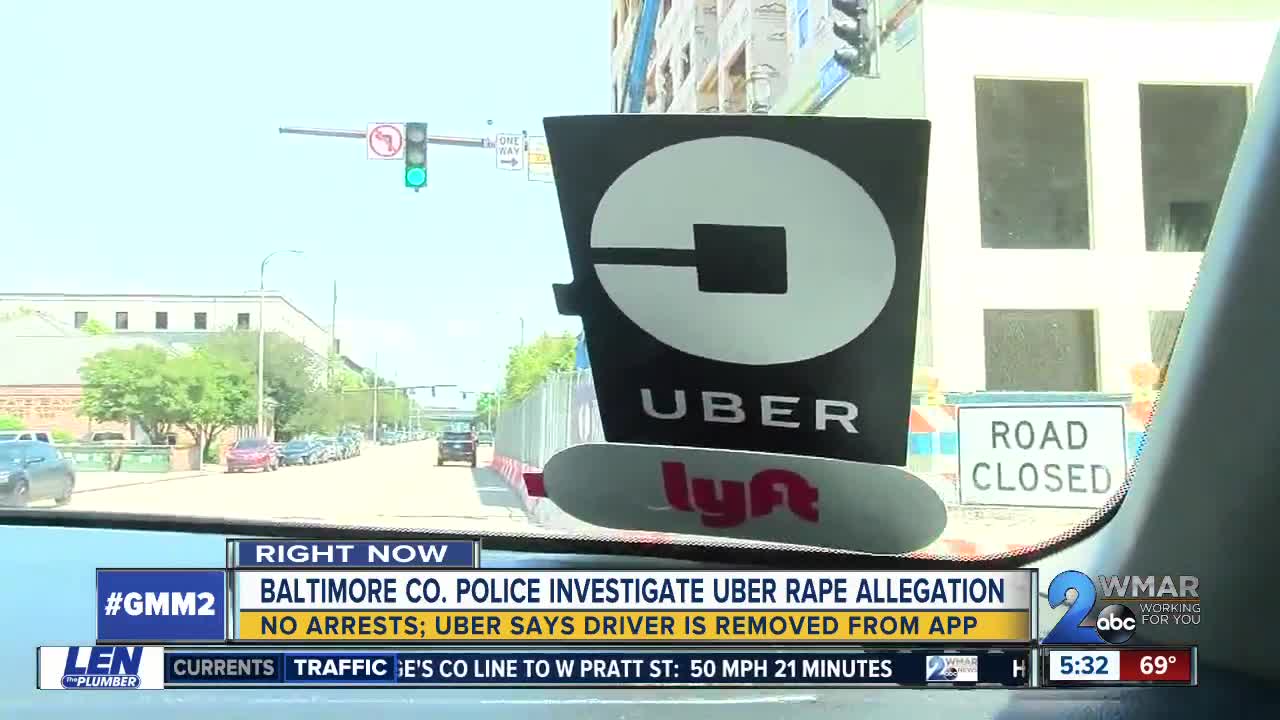 Baltimore Co. rape investigation: Woman says Uber driver sexually assaulted her