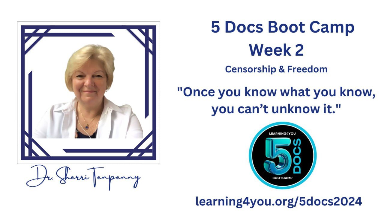 5 Docs Boot Camp - Dr. Sherri Tenpenny