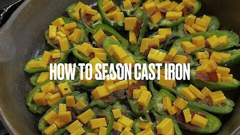 How to season cast iron pans