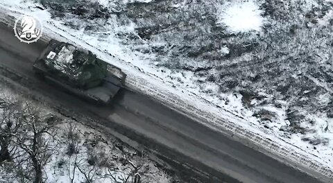 First video of the U.S. Abrams tank being used in the area of Avdeevsky